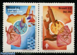 Brazil 1982 Anti Tuberculosis 2v [:], Mint NH, Health - Anti Tuberculosis - Health - Unused Stamps