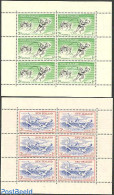 New Zealand 1957 Health 2 M/s, Mint NH, Health - Sport - Health - Swimming - Unused Stamps