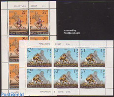 New Zealand 1967 Health, Sports 2 M/s, Mint NH, Health - Sport - Health - Rugby - Sport (other And Mixed) - Unused Stamps