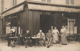 Carte Photo-92-MONTROUGE-Café Henry-Gros Plan - Montrouge