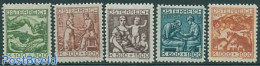 Austria 1924 Youth Welfare 5v, Mint NH, Health - Anti Tuberculosis - Health - Ungebraucht