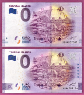 0-Euro XEMK 2020-2 TROPICAL ISLANDS - KRAUSNICK Set NORMAL+ANNIVERSARY - Prove Private