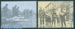 Faroe Islands 2005 Occupation Of 1940-45 2v, Mint NH, History - Militarism - World War II - Militaria