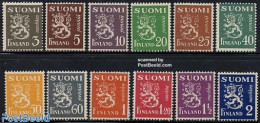 Finland 1930 Definitives, Arms 12v, Unused (hinged), History - Coat Of Arms - Ungebraucht