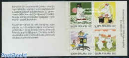 Finland 1998 Mummins 4v In Booklet, Mint NH, Stamp Booklets - Art - Comics (except Disney) - Neufs