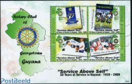 Guyana 2009 Rotary Club 4v M/s, Mint NH, Various - Rotary - Rotary, Lions Club
