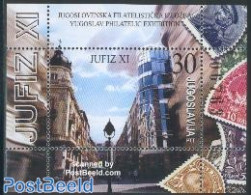 Yugoslavia 2002 JUFIZ S/s, Mint NH, Philately - Stamps On Stamps - Ungebraucht
