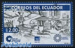 Ecuador 2011 75 Years Chamber Of Commerce Pichincha 1v, Mint NH, Various - Export & Trade - Industry - Fábricas Y Industrias