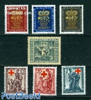 Liechtenstein 1945 Yearset 1945, Complete, 7v, Mint NH, Various - Yearsets (by Country) - Unused Stamps