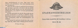Sweden 1945 Saving Bank Booklet, Mint NH, Nature - Various - Trees & Forests - Stamp Booklets - Banking And Insurance - Neufs