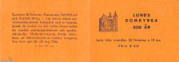 Sweden 1946 Lund Dom Church Booklet, Mint NH, Religion - Angels - Churches, Temples, Mosques, Synagogues - Stamp Bookl.. - Nuovi