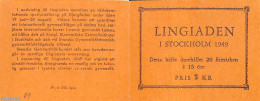 Sweden 1949 Lingiade Booklet, Mint NH, Sport - Sport (other And Mixed) - Stamp Booklets - Ongebruikt