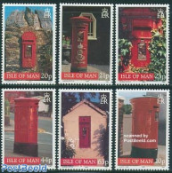 Isle Of Man 1999 Letter Boxes 6v, Mint NH, Mail Boxes - Post - Poste