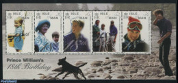 Isle Of Man 2000 Prince William Birthday S/s, Mint NH, History - Nature - Kings & Queens (Royalty) - Dogs - Royalties, Royals