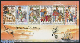 New Zealand 1998 Millennium, Immigrants S/s, Limited Edition, Mint NH, Transport - Various - Aircraft & Aviation - Shi.. - Unused Stamps