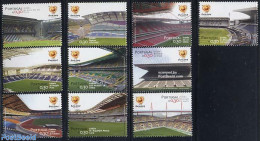 Portugal 2004 Football Stadiums 10v, Mint NH, Sport - Football - Ungebraucht