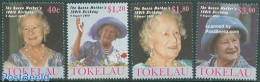 Tokelau Islands 2000 Queen Mother 4v, Mint NH, History - Kings & Queens (Royalty) - Royalties, Royals