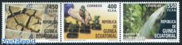 Equatorial Guinea 2008 Stop Desertification 3v [::], Mint NH, Nature - Various - Environment - Agriculture - Umweltschutz Und Klima