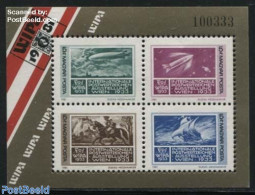 Hungary 1981 WIPA Exposition S/s, Mint NH, Transport - Philately - Post - Ships And Boats - Space Exploration - Zeppel.. - Neufs