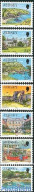 Jersey 1990 Definitives 7v, Mint NH, Transport - Ships And Boats - Art - Castles & Fortifications - Ships