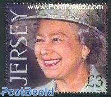 Jersey 2001 Queen 75th Anniversary 1v, Mint NH, History - Kings & Queens (Royalty) - Royalties, Royals