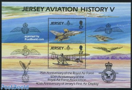 Jersey 1993 Royal Air Force S/s, Mint NH, Transport - Aircraft & Aviation - Airplanes