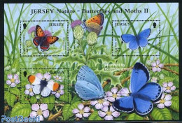 Jersey 2006 Butterflies And Moth S/s, Mint NH, Nature - Animals (others & Mixed) - Butterflies - Jersey