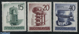 Yugoslavia 1960 Nuclear Energy 3v, Mint NH, Science - Atom Use & Models - Energy - Unused Stamps