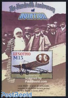 Lesotho 2004 Aviation Centenary S/s, Bleriot, Mint NH, Transport - Aircraft & Aviation - Vliegtuigen