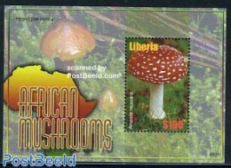 Liberia 2006 African Mushrooms S/s, Mint NH, Nature - Mushrooms - Champignons