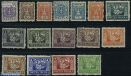 Poland 1922 East Upper Silesia, Definitives 16v, Unused (hinged) - Unused Stamps