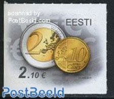 Estonia 2011 2.10 Euro 1v S-a, Mint NH, Various - Money On Stamps - Coins