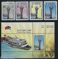 Palestinian Terr. 2011 Freedoms Fleet Martyrs 4v+s/s, Mint NH, Transport - Ships And Boats - Barcos