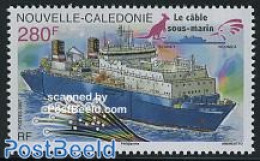 New Caledonia 2007 Underwater Cable 1v, Mint NH, Nature - Science - Transport - Animals (others & Mixed) - Telecommuni.. - Neufs