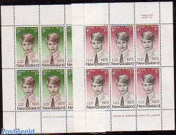 New Zealand 1973 Health, Prince Edward 2 M/s, Mint NH, Health - History - Health - Kings & Queens (Royalty) - Neufs