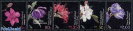 New Zealand 2004 Garden Flowers 5v, Mint NH, Nature - Flowers & Plants - Nuevos