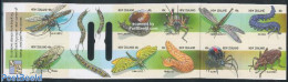 New Zealand 1997 Insects 10v S-a In Booklet, Mint NH, Nature - Insects - Stamp Booklets - Unused Stamps