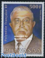French Polynesia 2008 Pouvanaa 1v, Mint NH, History - Politicians - Ongebruikt