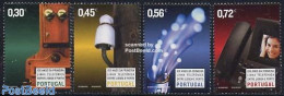Portugal 2004 100 Years Telephone 4v, Mint NH, Science - Telecommunication - Telephones - Ungebraucht