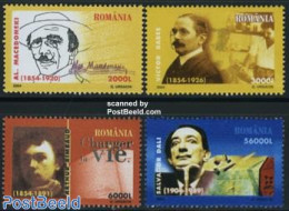 Romania 2004 Famous Persons 4v, Mint NH, Art - Authors - Salvador Dali - Unused Stamps