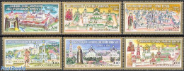 Russia 2003 Monasteries 6v, Mint NH, Religion - Cloisters & Abbeys - Religion - Abbayes & Monastères