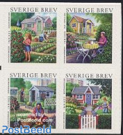Sweden 2005 Summer, Garden 4v S-a, Mint NH, Nature - Gardens - Neufs