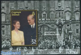 Cayman Islands 2007 Diamond Wedding S/s, Mint NH, History - Kings & Queens (Royalty) - Royalties, Royals