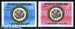 Dominican Republic 1998 50 Years O.A.S. 2v, Mint NH - Other & Unclassified
