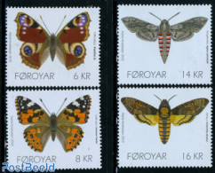 Faroe Islands 2010 Butterflies 4v, Mint NH, Nature - Butterflies - Other & Unclassified