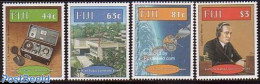 Fiji 1996 Radio Centenary 4v, Mint NH, Performance Art - Radio And Television - Telecom