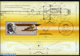 Romania 2010 Coanda S/s, Mint NH, Transport - Aircraft & Aviation - Unused Stamps
