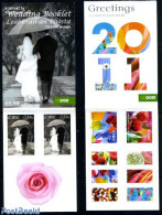 Ireland 2011 Greeting Stamps 2 Booklets, Mint NH, Nature - Various - Flowers & Plants - Stamp Booklets - Greetings & W.. - Nuovi