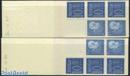 Sweden 1962 Definitives 2 Booklets, Mint NH - Ongebruikt