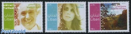 Lebanon 2011 Definitives, Artists 3v, Mint NH - Lebanon